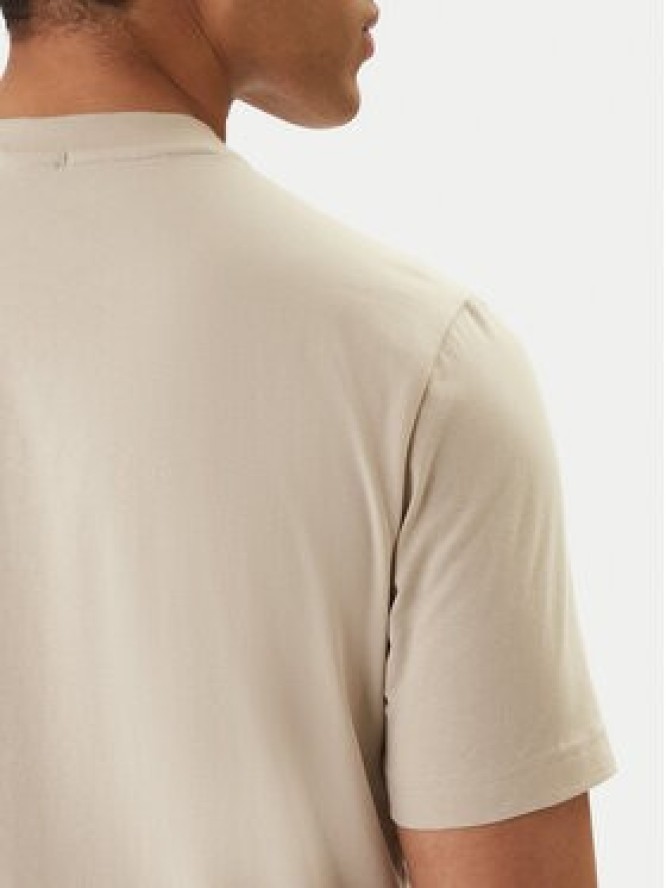 BOSS T-Shirt 50506373 Beżowy Regular Fit