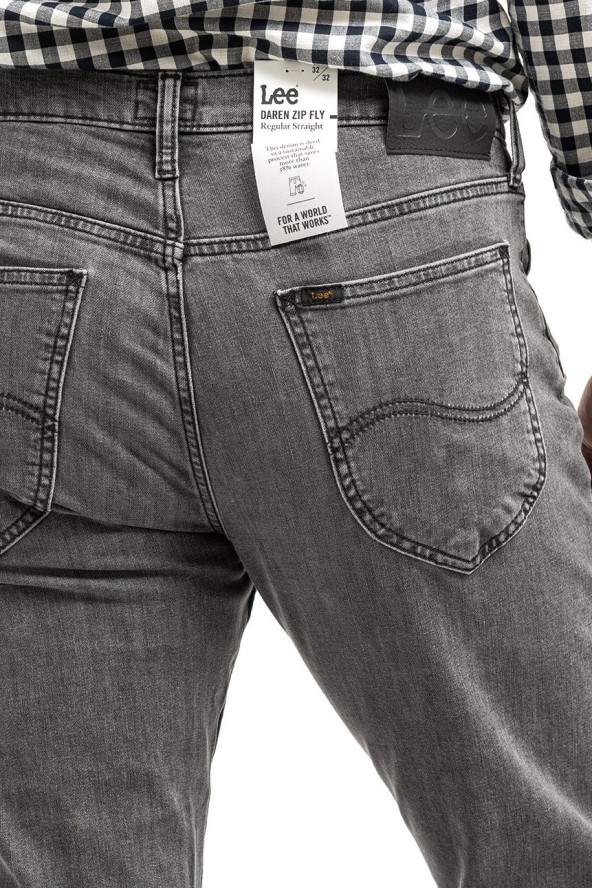 LEE DAREN ZIP FLY MĘSKIE SPODNIE JEANSOWE MID WORN WALKER L707PZCL 112145469