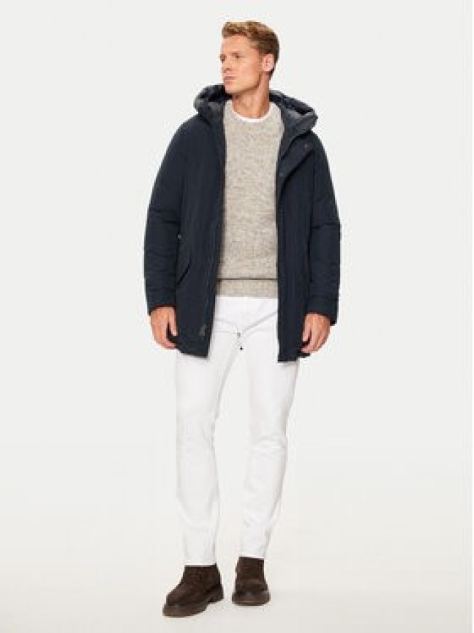 Woolrich Kurtka puchowa CFWOOU0487MRUT0001 Granatowy Regular Fit