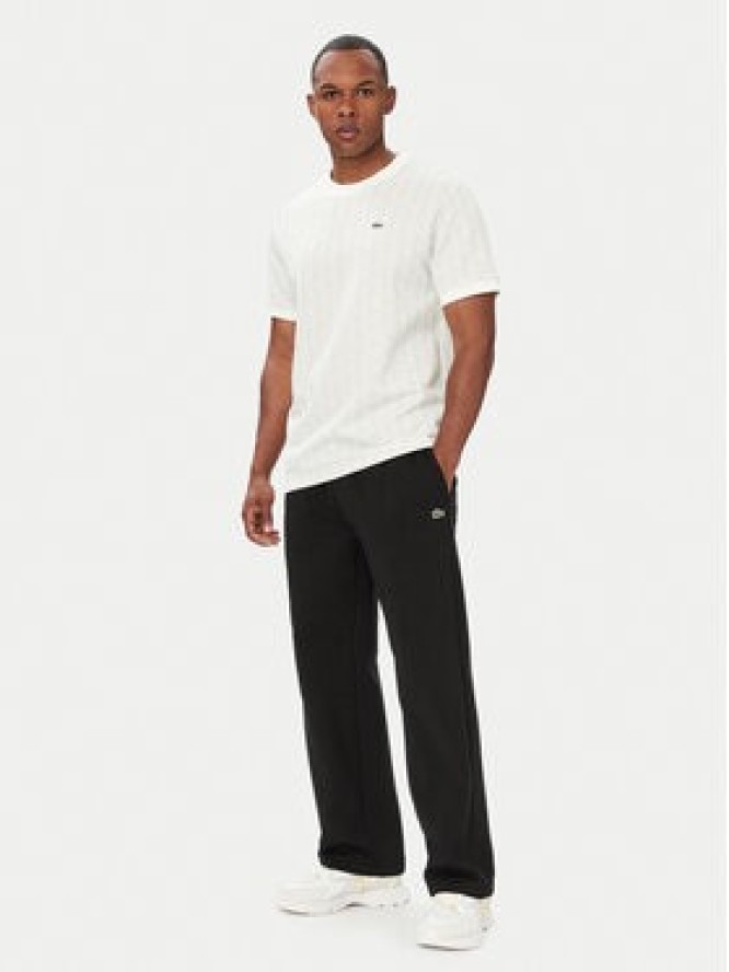 Lacoste T-Shirt TH1197 Beżowy Regular Fit