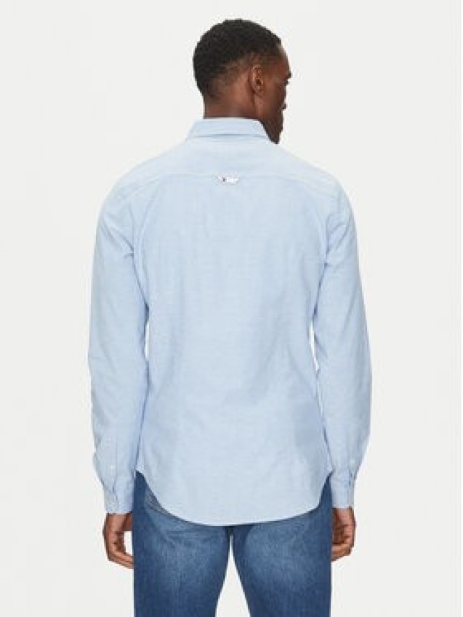Tommy Jeans Koszula Stretch Oxford DM0DM09594 Błękitny Slim Fit