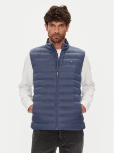 Tommy Hilfiger Kamizelka MW0MW37677 Niebieski Regular Fit