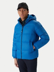 Tommy Jeans Kurtka puchowa Essential DM0DM19786 Niebieski Regular Fit