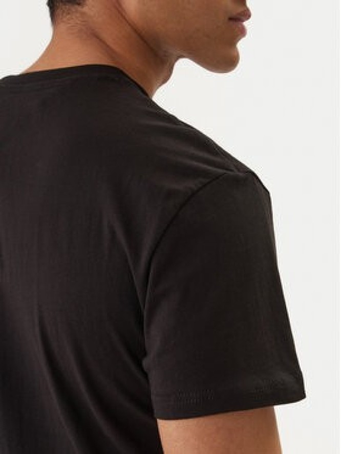 Tommy Jeans T-Shirt Linear Logo DM0DM20744 Czarny Regular Fit