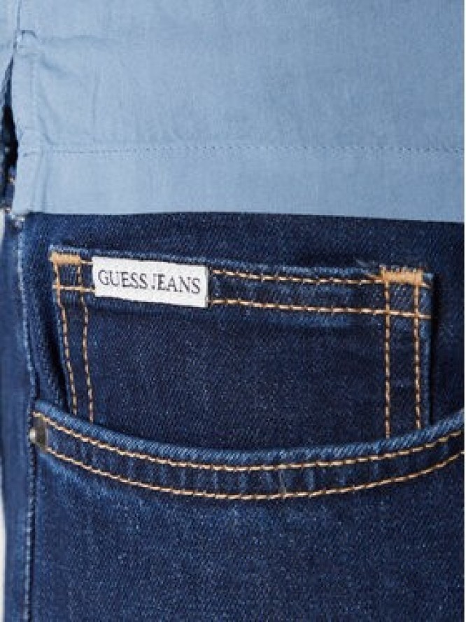 Guess Jeans Jeansy M6RA0F D6326 Granatowy Regular Fit