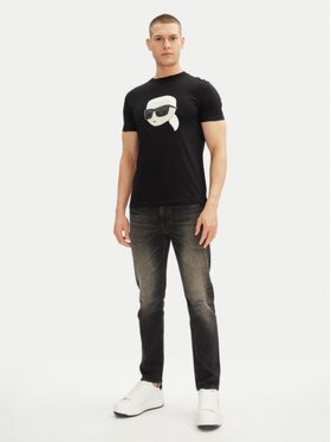 KARL LAGERFELD T-Shirt 755073 552251 Czarny Regular Fit