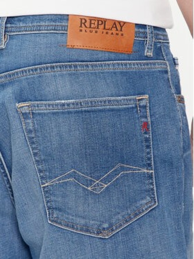Replay Szorty jeansowe M1072 .000.573 Niebieski Regular Fit