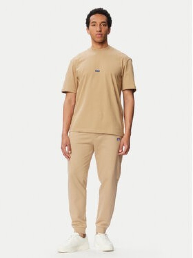 Hugo T-Shirt Nieros 50509991 Beżowy Regular Fit