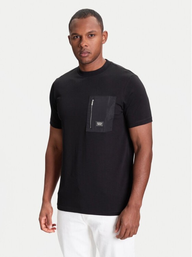 KARL LAGERFELD T-Shirt 755046 553235 Czarny Regular Fit