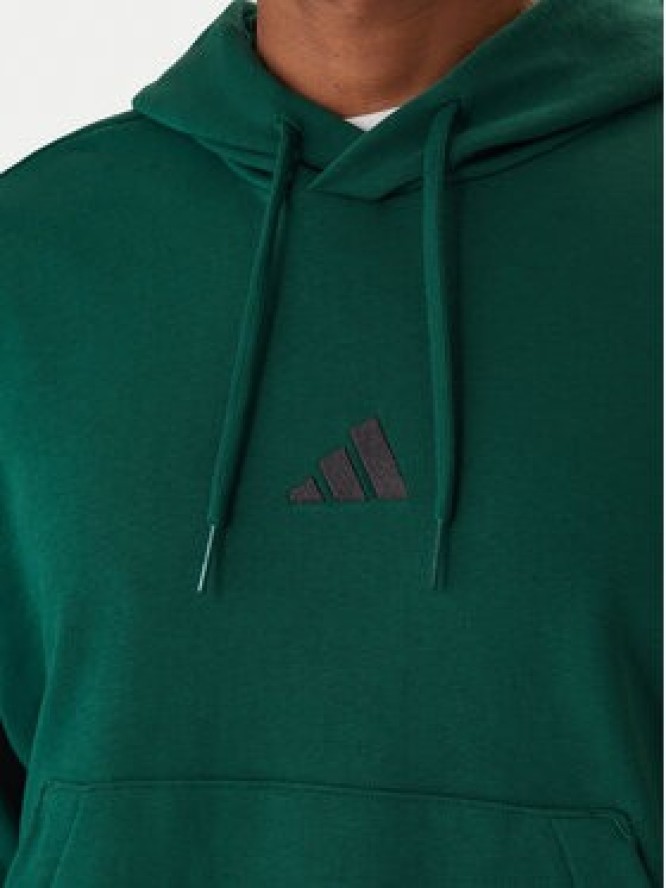 adidas Bluza Essentials Feel Cozy JE3841 Zielony Regular Fit