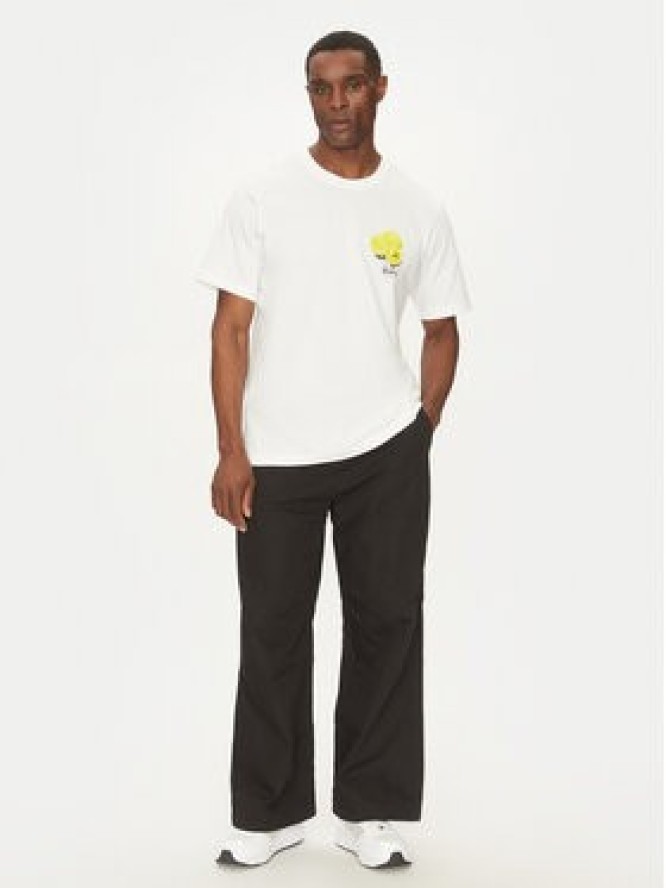 adidas T-Shirt Lounge Still Life Lemons Graphic JJ3959 Biały Regular Fit