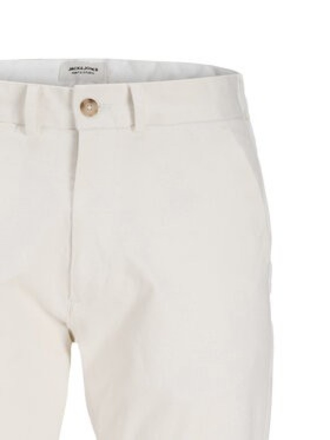Jack & Jones Chinosy Kane 12268490 Écru Relaxed Fit