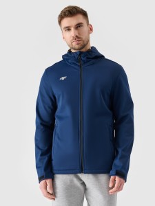 4F Kurtka softshell wiatroodporna membrana 5 000 męska - granatowa XL