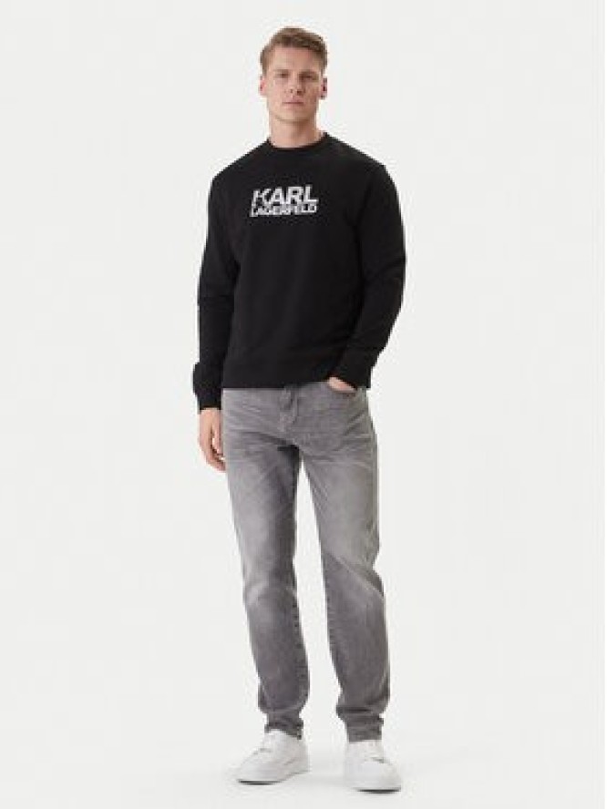 KARL LAGERFELD Bluza 705780 500917 Czarny Regular Fit