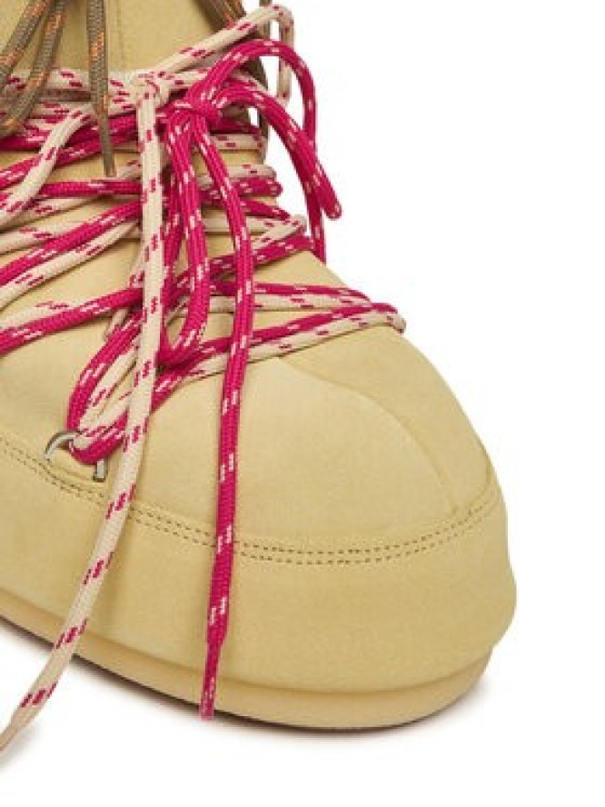 Moon Boot Śniegowce Mb Icon Low Suede Laces 80D1409670 Żółty