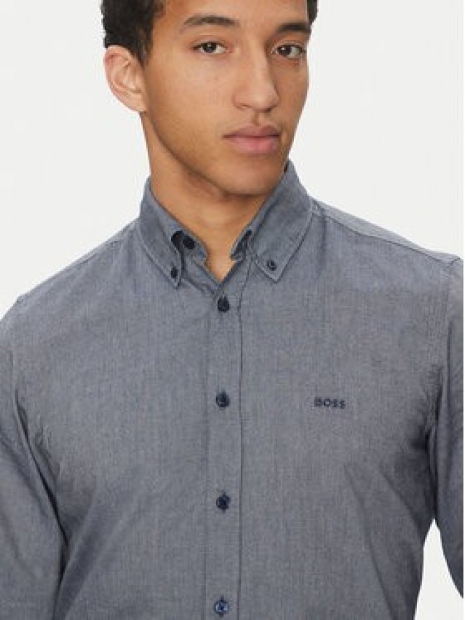 BOSS Koszula Rickert 50519707 Granatowy Regular Fit