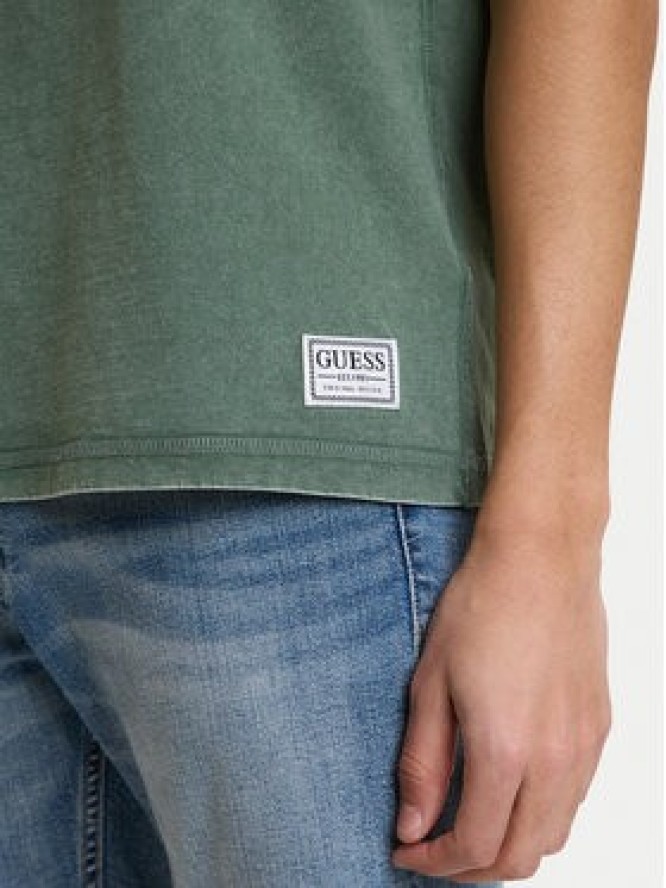 Guess T-Shirt M6GI18 K3050 Zielony Oversize