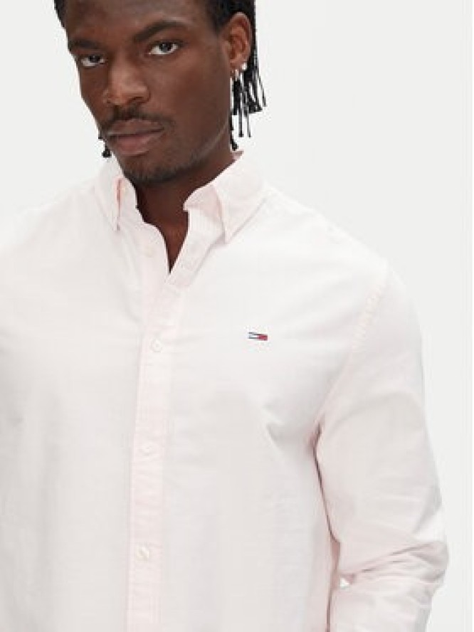 Tommy Jeans Koszula DM0DM21298 Różowy Regular Fit