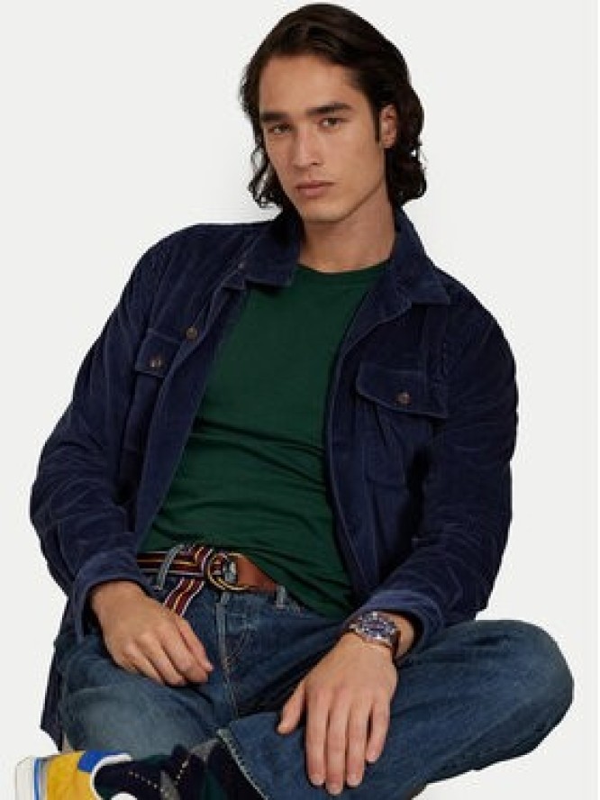 Polo Ralph Lauren T-Shirt 710740727099 Zielony Custom Slim Fit