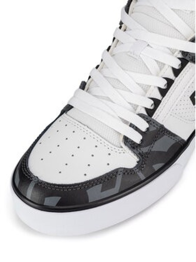 DC Shoes Sneakersy PURE HIGH-TOP WC ADYS400043-XKWS Biały