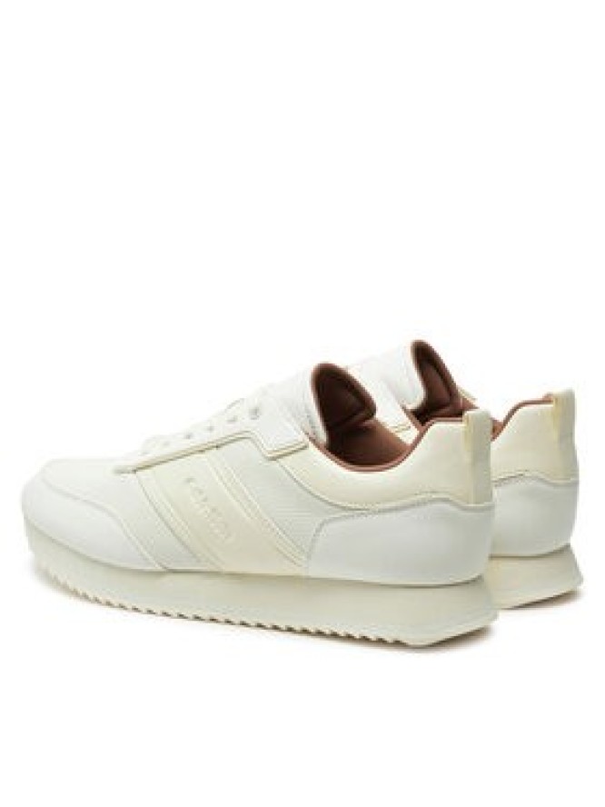Calvin Klein Sneakersy Low Top Lace Up Logo Lth HM0HM01654 Biały