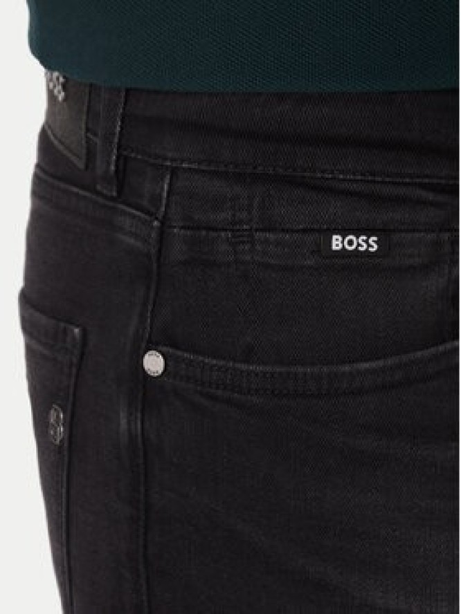 BOSS Jeansy H-Re.Maine 50556509 Czarny Regular Fit