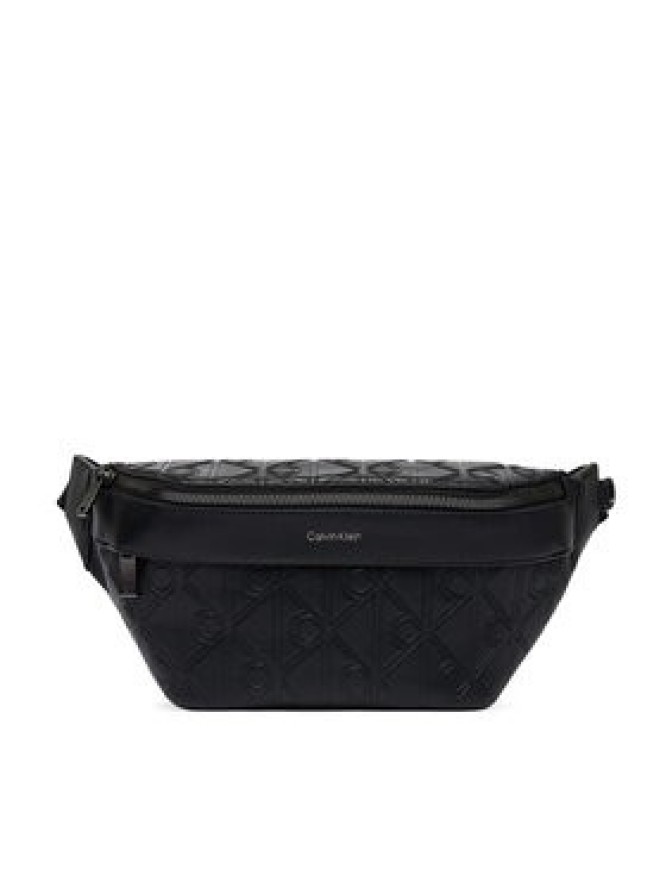 Calvin Klein Nerka Emblem Aop Deboss Waistbag LV04D3564G Czarny