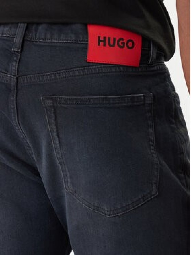 HUGO Jeansy 50555175 Granatowy Extra Slim Fit