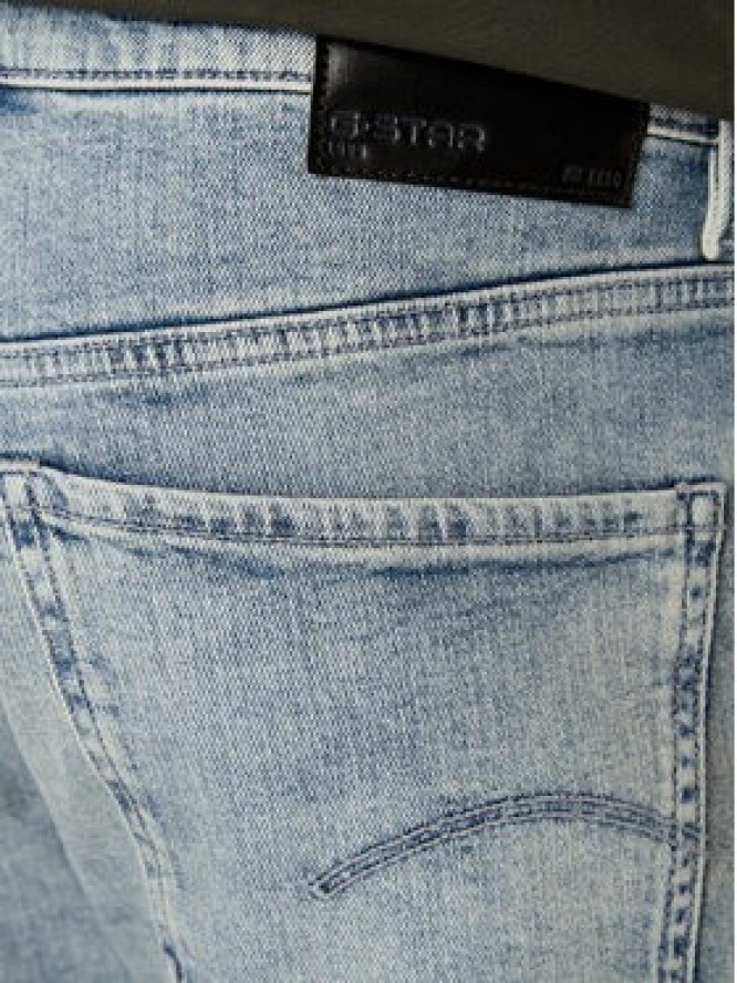 G-Star Raw Szorty jeansowe Mosa D24430-E205 Niebieski Straight Fit