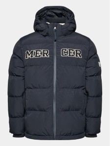 Mercer Amsterdam Kurtka zimowa The Estate MEAP233016 Granatowy Regular Fit