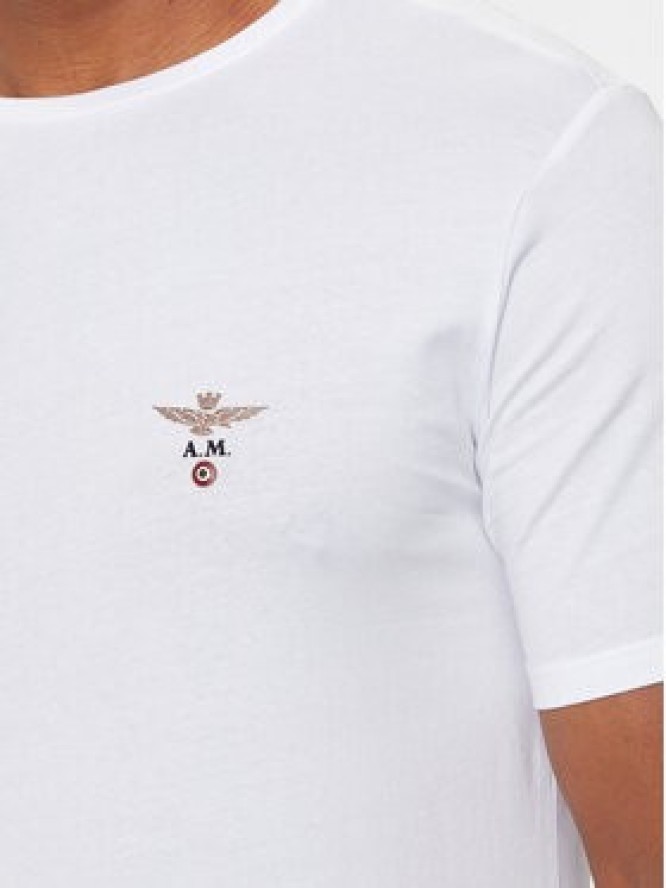 Aeronautica Militare T-Shirt AM1UTI001 Biały Regular Fit