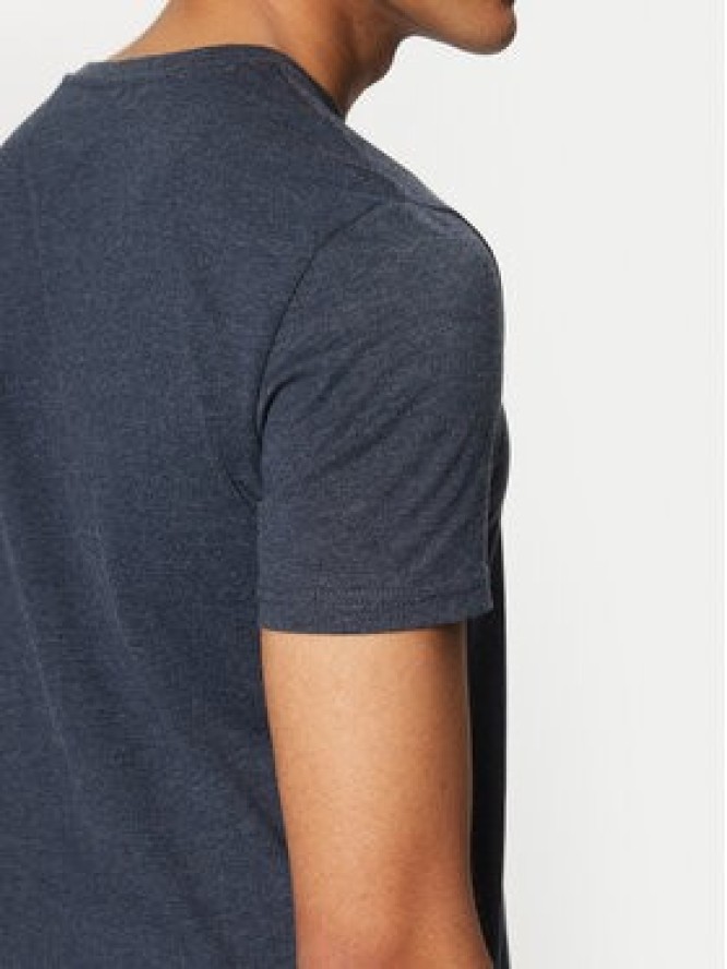 Tommy Jeans T-Shirt Jaspe DM0DM20363 Granatowy Slim Fit