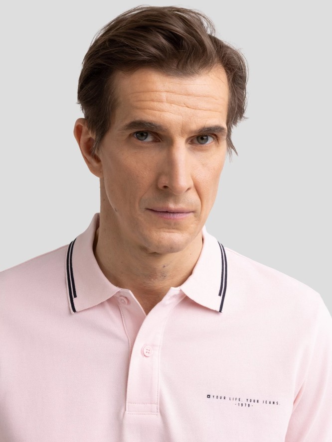 Koszulka męska polo różowa Wladym 600