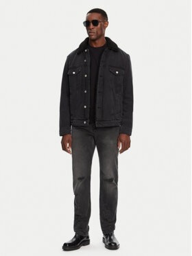 Balmain Jeansy DH1MI043DE68 Szary Regular Fit