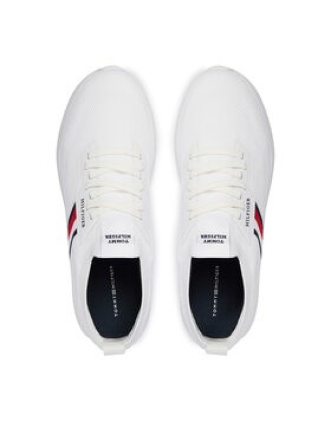 Tommy Hilfiger Sneakersy Lightweight Knitted Runner FM0FM05756 Biały