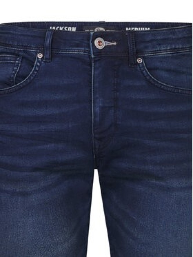 Petrol Industries Szorty jeansowe M-ROS-SHO001 Granatowy Slim Fit