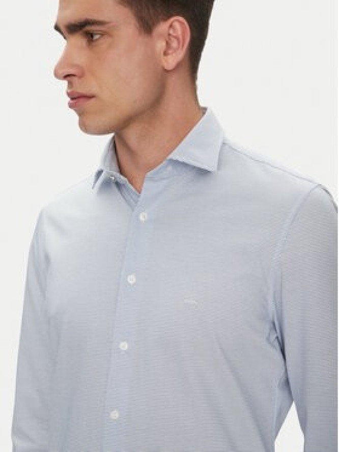 Michael Kors Koszula MK0DS01555 Błękitny Slim Fit
