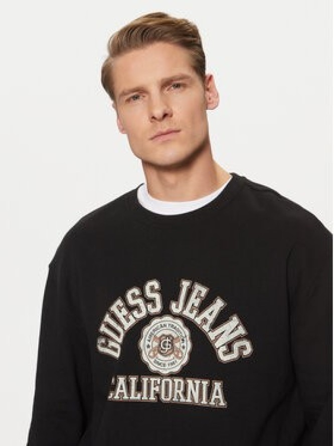 Guess Jeans Bluza M5RQ40 KCPR1 Czarny Regular Fit