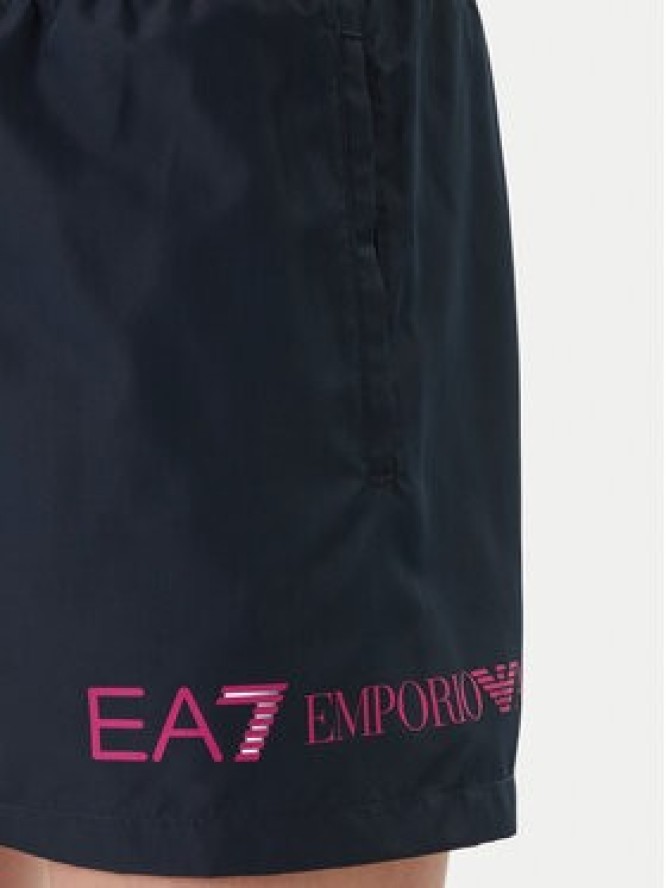 EA7 Emporio Armani Szorty kąpielowe 7M002000 AF13049 MB501 Granatowy Regular Fit