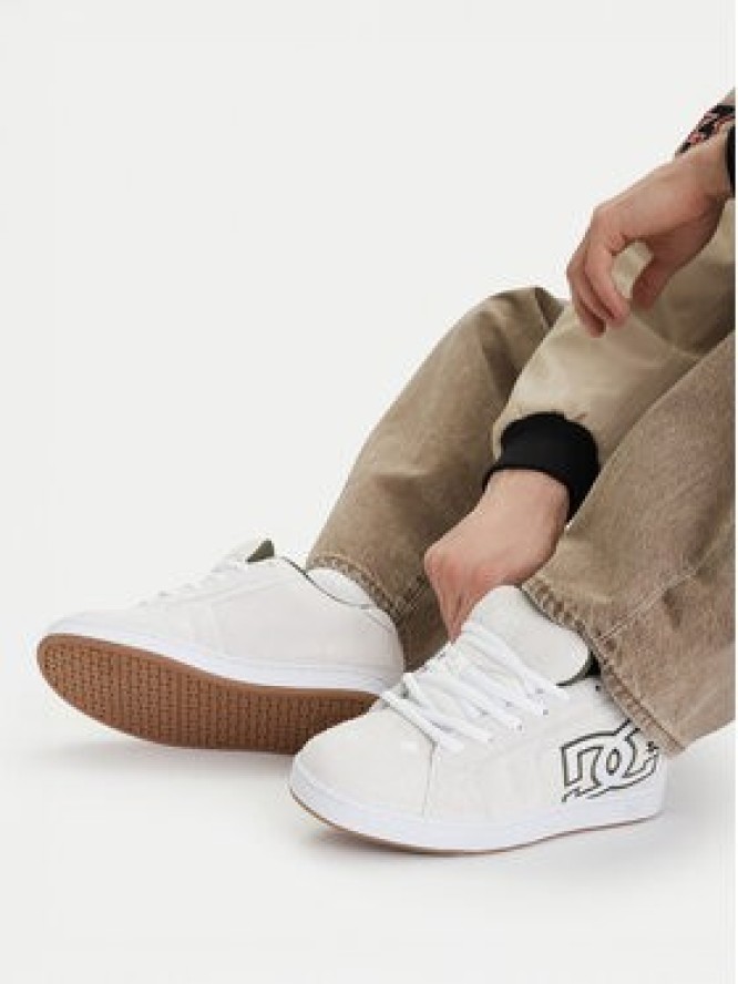 DC Shoes Sneakersy EO-NET DC03260101 Écru