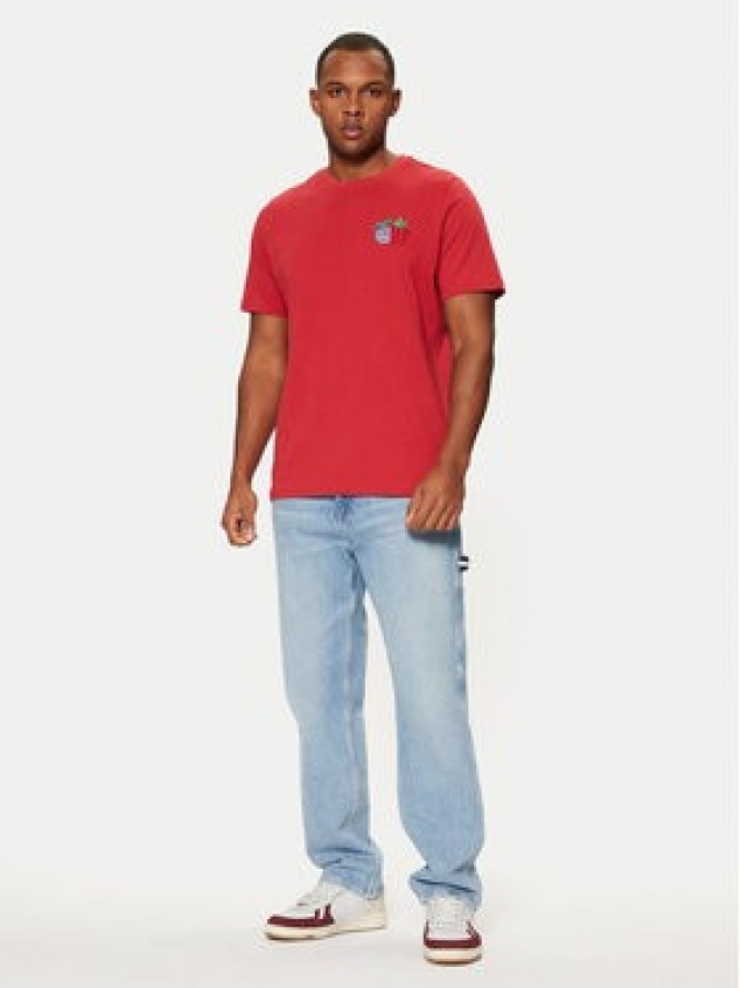 Puma T-Shirt One Piece 624665 Czerwony Regular Fit