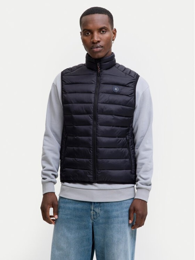 Jack & Jones Kamizelka Bradley 12280973 Czarny Regular Fit