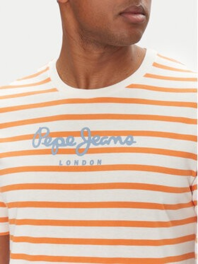Pepe Jeans T-Shirt PM509407 Biały Regular Fit