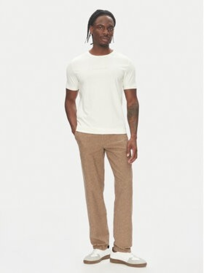 Lindbergh T-Shirt 30-400200 Écru Relaxed Fit