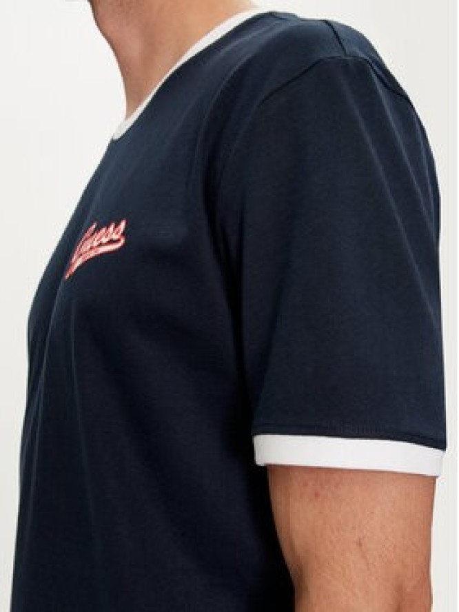 Guess Jeans T-Shirt M4YI43 K8FQ4 Granatowy Regular Fit