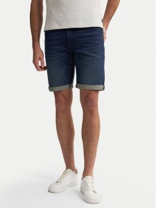 Petrol Industries Szorty jeansowe M-ROS-SHO001 Granatowy Slim Fit