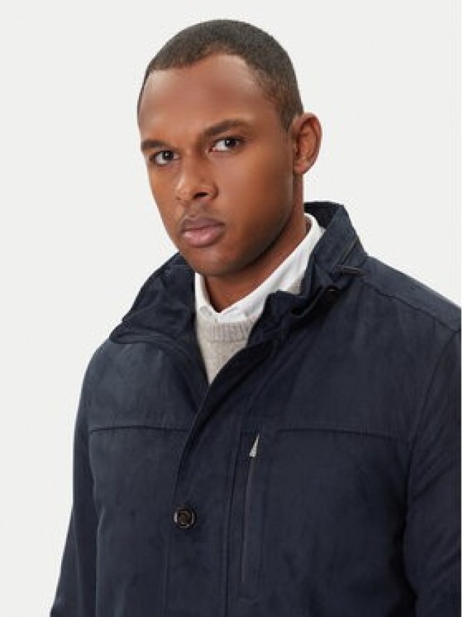 Bugatti Kurtka przejściowa 877400 81018 M Granatowy Regular Fit