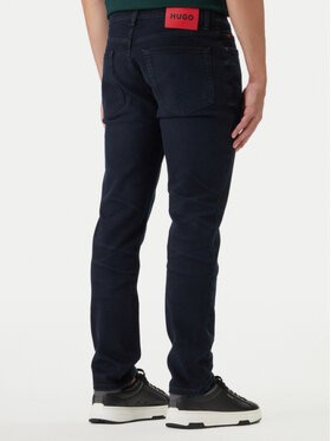 HUGO Jeansy 50517493 Granatowy Extra Slim Fit