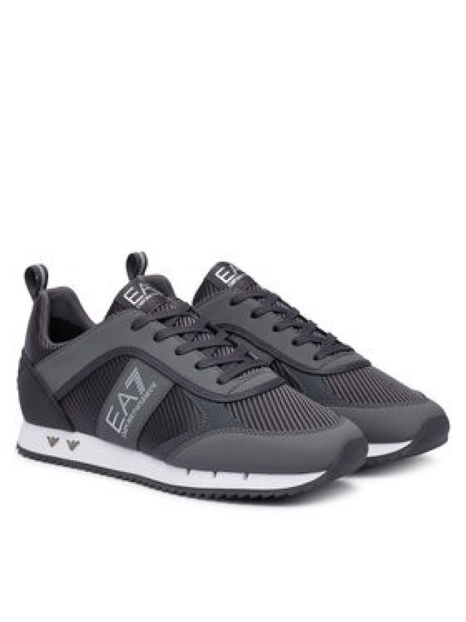 EA7 Emporio Armani Sneakersy 7X000337 AF18613 MZ845 Szary ciemny