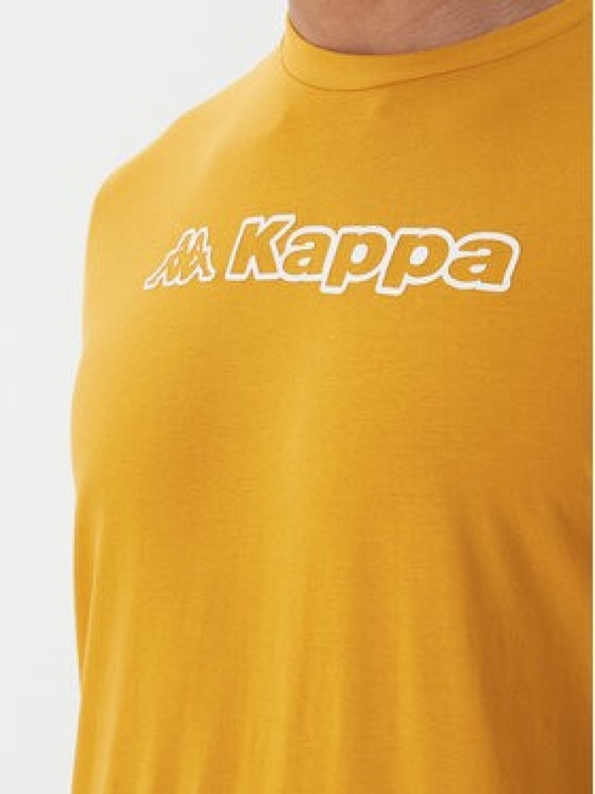 Kappa T-Shirt Feddu 311H7HW Żółty Regular Fit